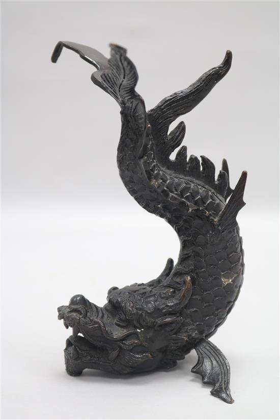 A Japanese bronze dragon fish